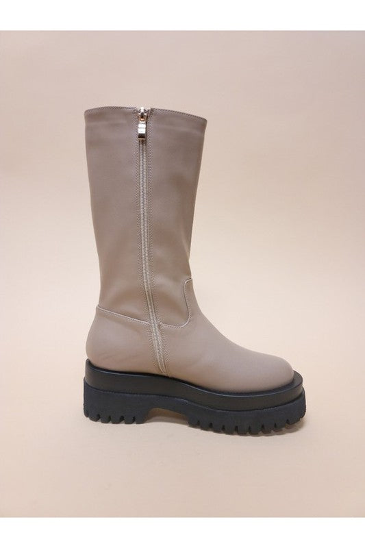 Platform | Boot boots Let's See Style TAUPE PU 6 