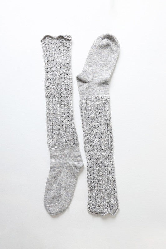 Shell Stitch | Crew Socks socks Leto Accessories   