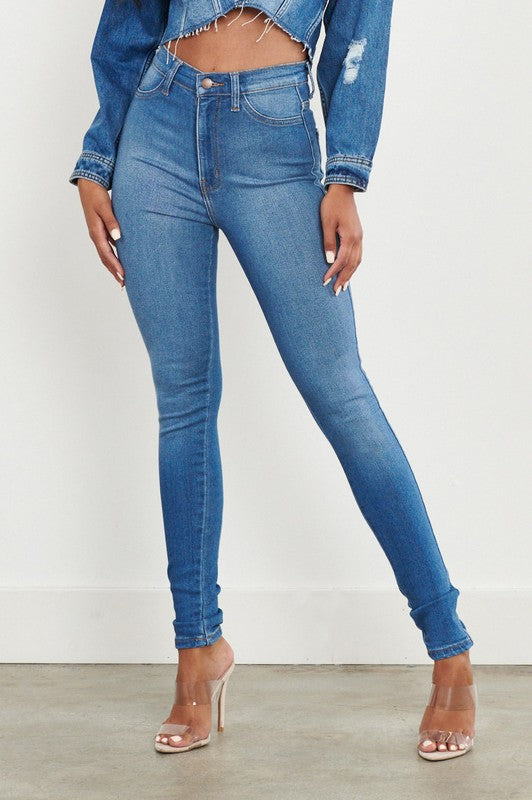 Fitted Skinny | Jeans jeans Vibrant M.i.U Medium Stone 1 