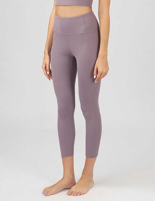 High Waist Buttery Soft | Yoga Pants Clothing OTOS Active Heather S 