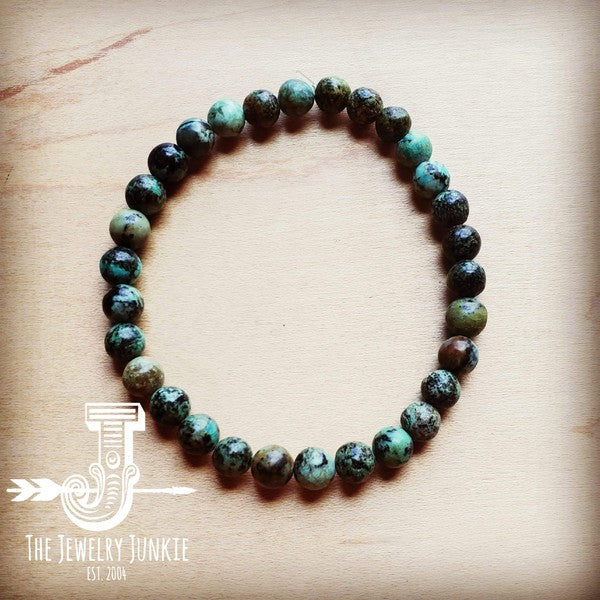 Black African Turquoise | Bead Bracelet jewelry The Jewelry Junkie green 1 