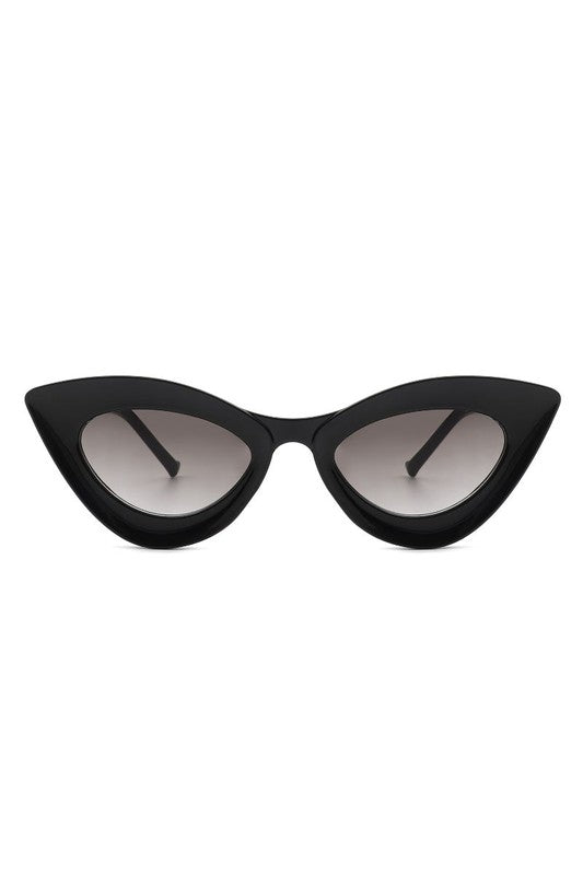Retro Cat Eye | Sunglasses accessory Cramilo Eyewear Black OneSize 
