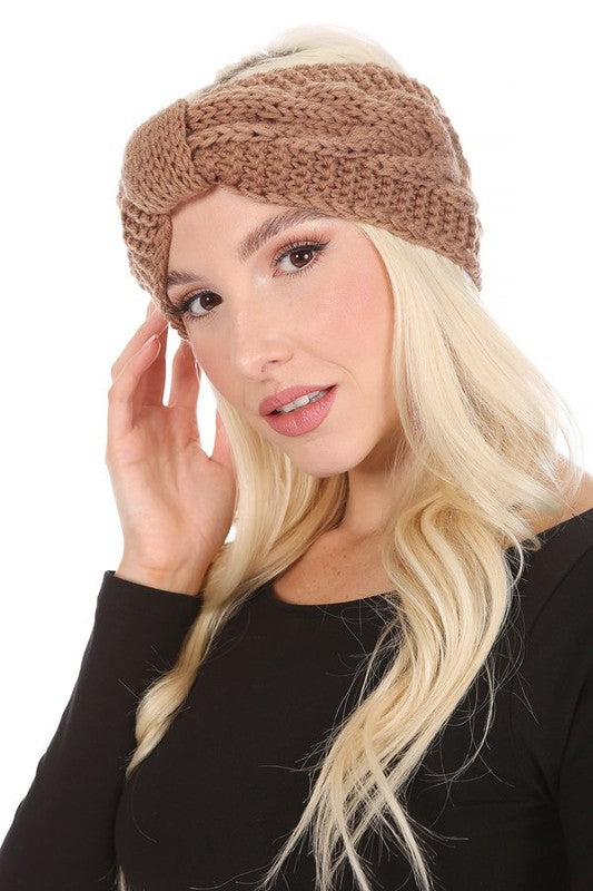 Winter Crochet | Bow Twisted | Headband accessory Bella Chic   