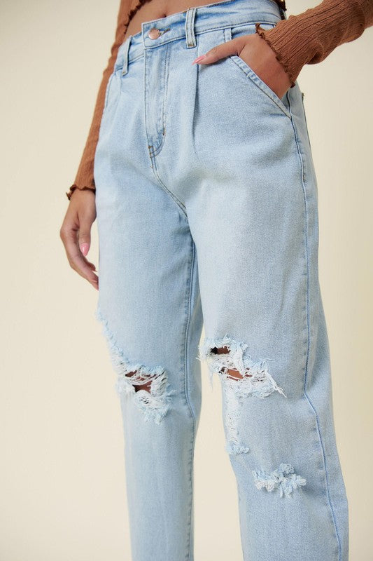 Distressed Slouchy | Light Stone | Jeans jeans Vibrant M.i.U   