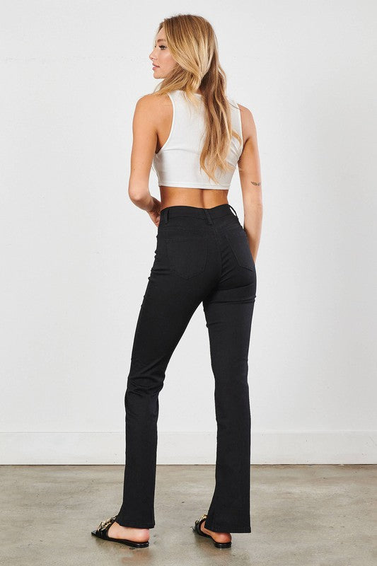 Front Slit Slim Bootcut | Jeans jeans Vibrant M.i.U   