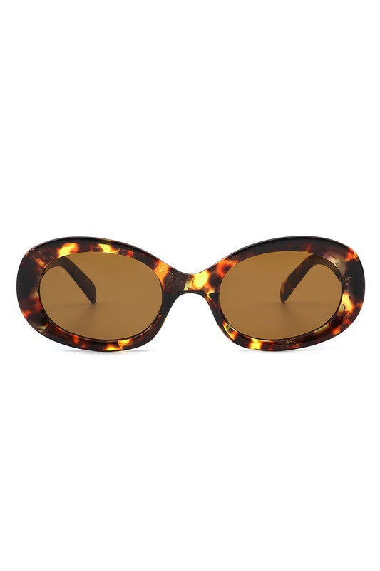 Oval Retro Clout Vintage | Sunglasses accessory Cramilo Eyewear Tortoise OneSize 