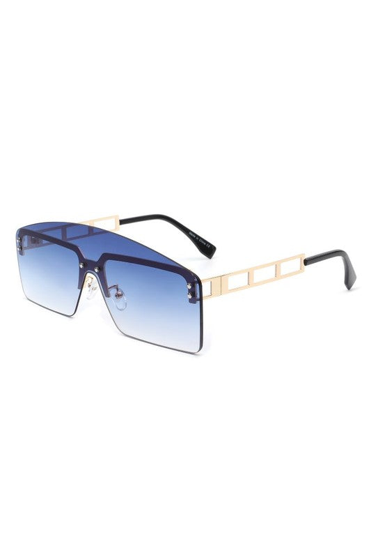 Futuristic | Retro Rimless Square | Sunglasses accessory Cramilo Eyewear   