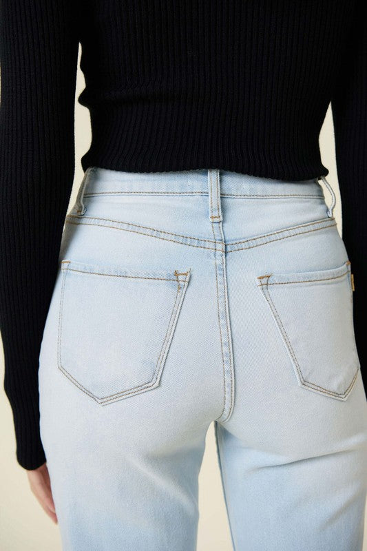 Distressed Wide Leg | Light Stone | Jeans jeans Vibrant M.i.U   