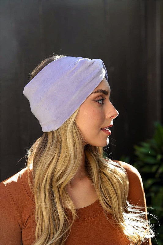 Super Soft Twisted Velvet | Headbands hair accessory Leto Accessories Lavender Default 