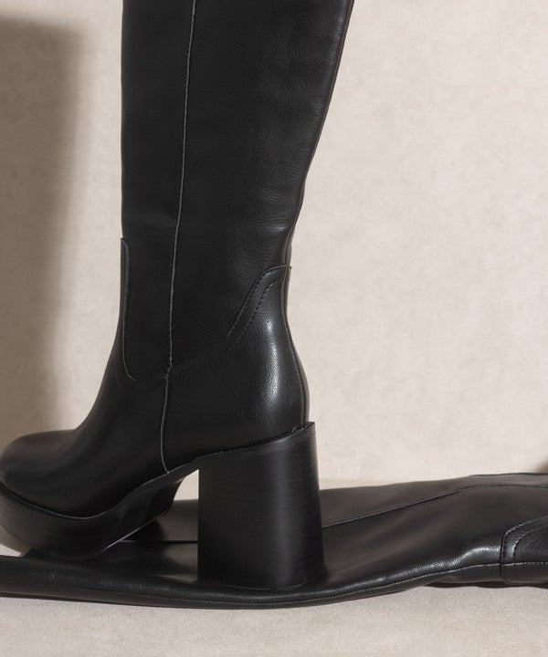 Juniper Platform Knee-High | Boots boots KKE Originals   