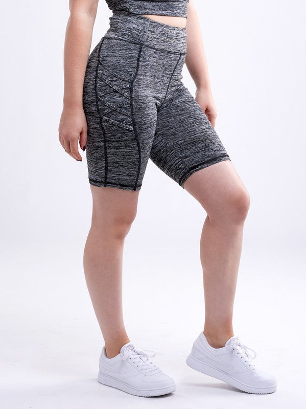 High Waisted Mid-Thigh |  Shorts shorts Jupiter Gear Grey S/M 