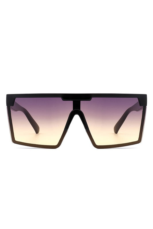 Oversize Square | Flat Top | Sunglasses accessory Cramilo Eyewear Purple OneSize 