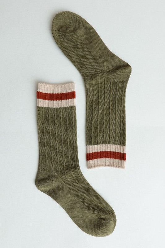Color Block | Socks socks Leto Accessories Green One Size 