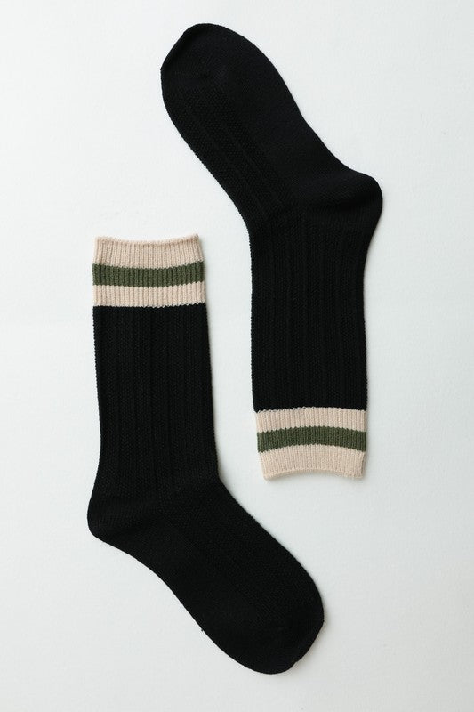Color Block | Socks socks Leto Accessories Black One Size 
