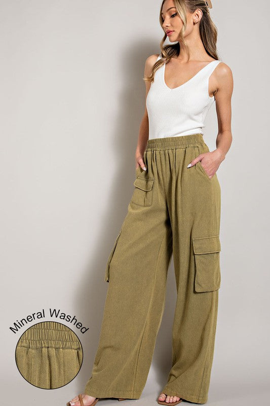 Mineral Washed Cargo | Pants pants eesome   