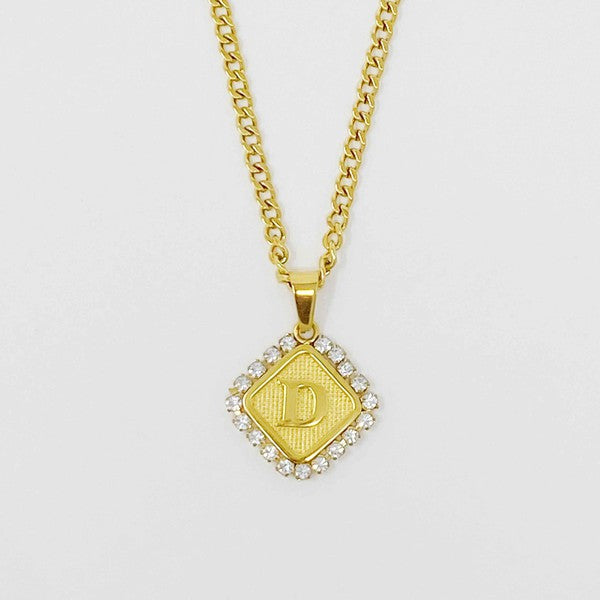 Aztec Delight Initial | Necklace  Ellison and Young D OS 