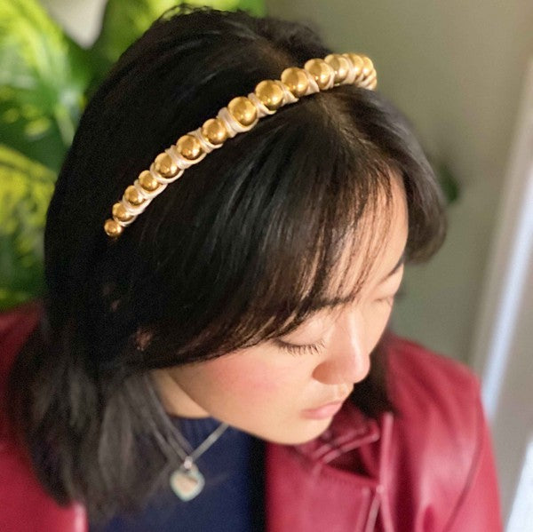 Emily Satin Wrapped | Headband hair accessory Ellison and Young   