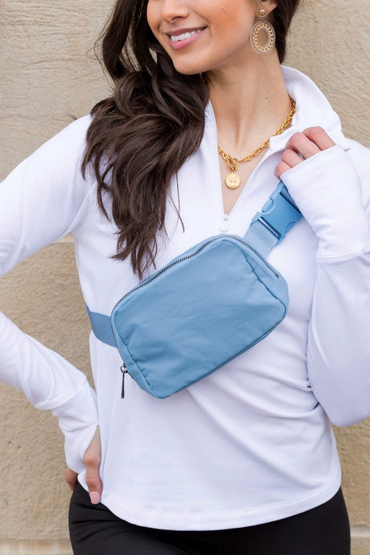 Roam Nylon Belt Sling | Bag Handbag Aili's Corner Denim OneSize 