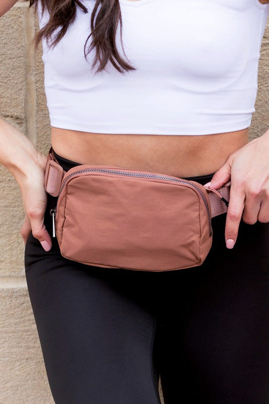 Roam Nylon Belt Sling | Bag Handbag Aili's Corner Mocha OneSize 