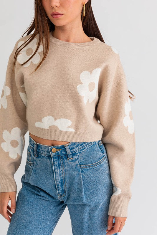 Daisy Crop | Sweater sweater LE LIS   