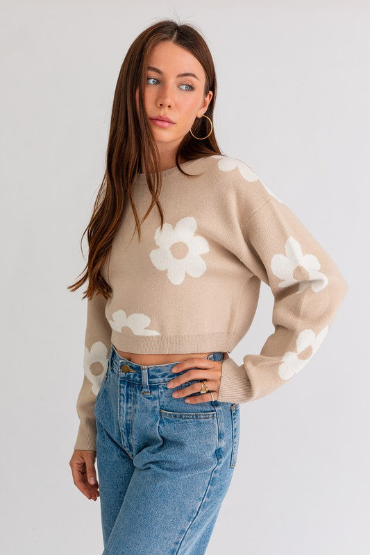 Daisy Crop | Sweater sweater LE LIS   