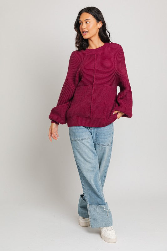 Ribbed Knitted | Sweater sweater LE LIS   