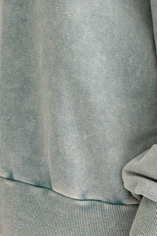 Washed Oversized | Pullover Clothing LE LIS   