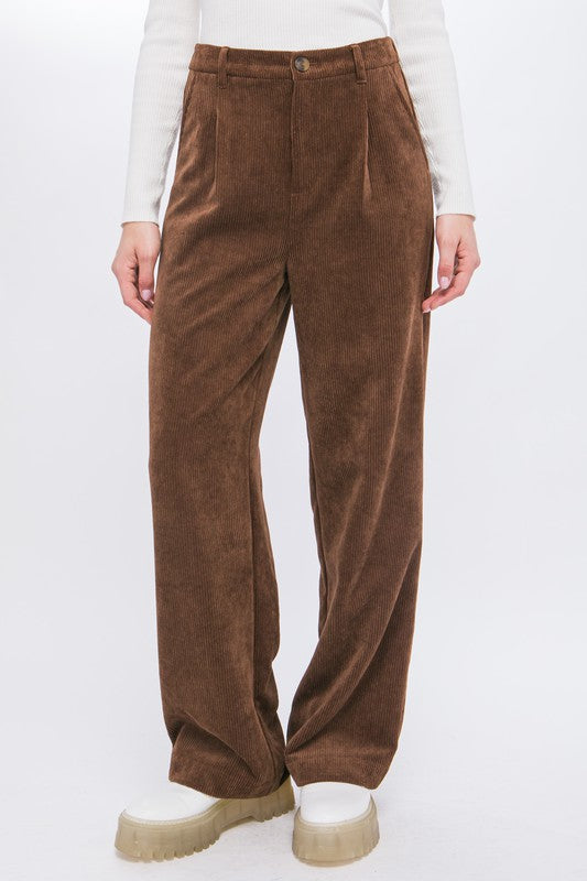 Corduroy Trouser | Pants pants Love Tree COCOA S 