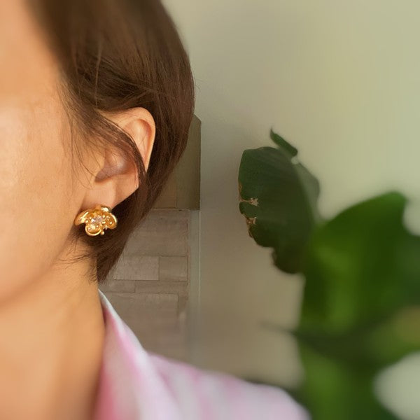 Artful Dogwood | Flower Stud Earrings jewelry Ellison and Young   