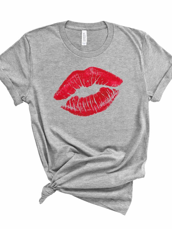 Red Lips | Graphic Tee Clothing Ocean and 7th   