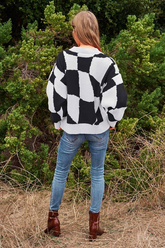 Checker | Sweater sweater Davi & Dani   