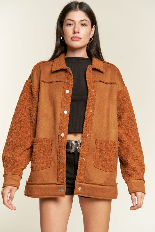 Faux Fur  Suede | Jacket jacket Jade By Jane   