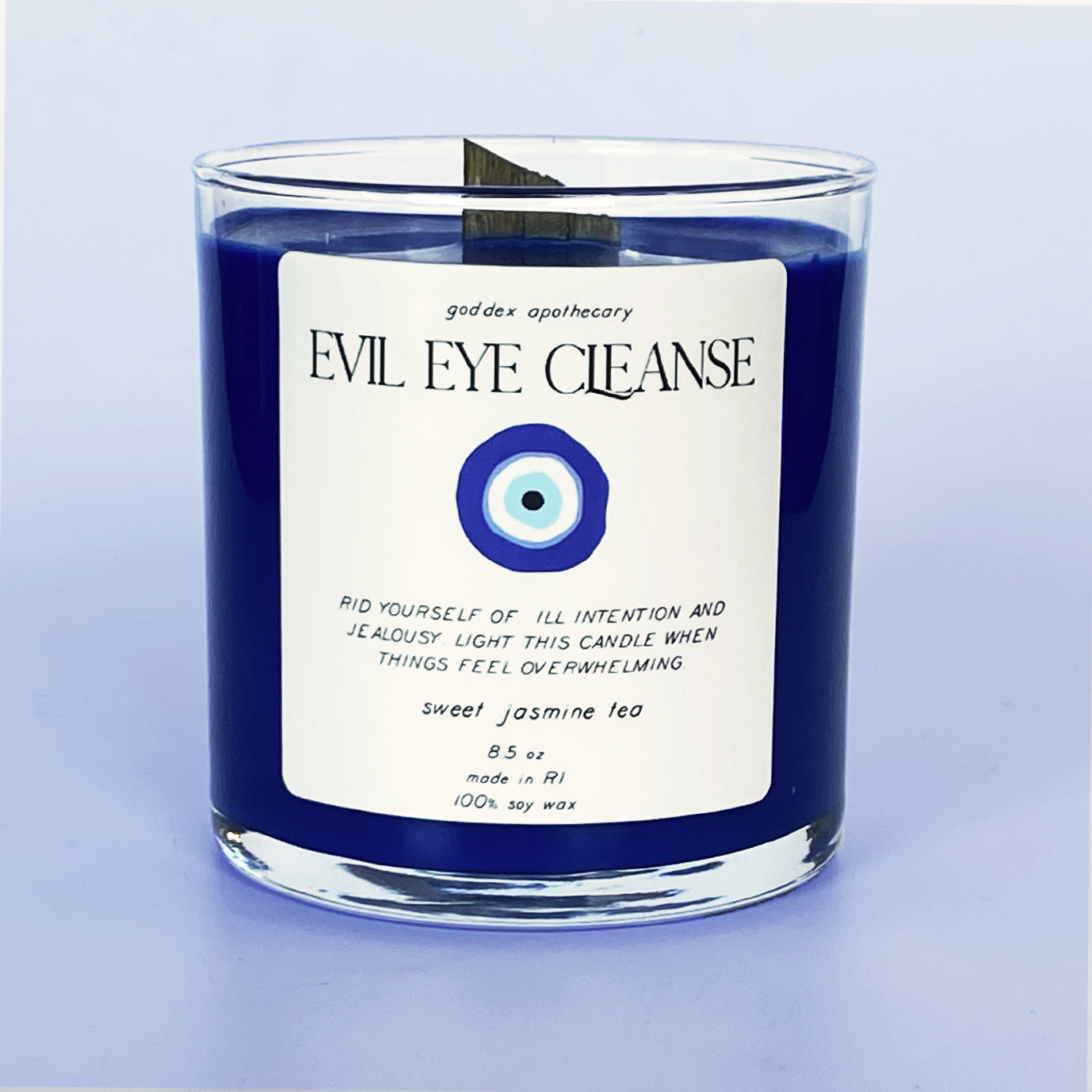Evil Eye Cleanse | Sweet Jasmine Tea Soy Candle home decor Goddex   