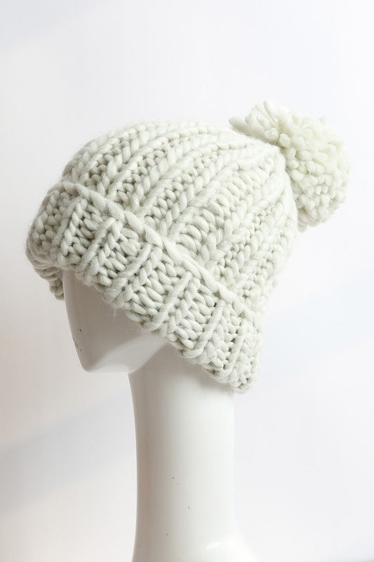Soft Chunky Cable | Knit Beanie Beanie Leto Accessories Mint One Size 