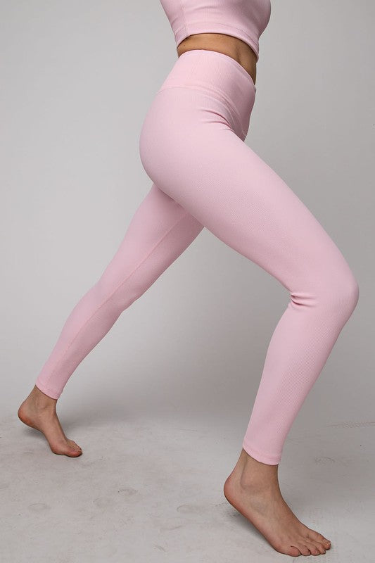 Nylon Rib | Yoga Pants leggings Rae Mode Rose S 