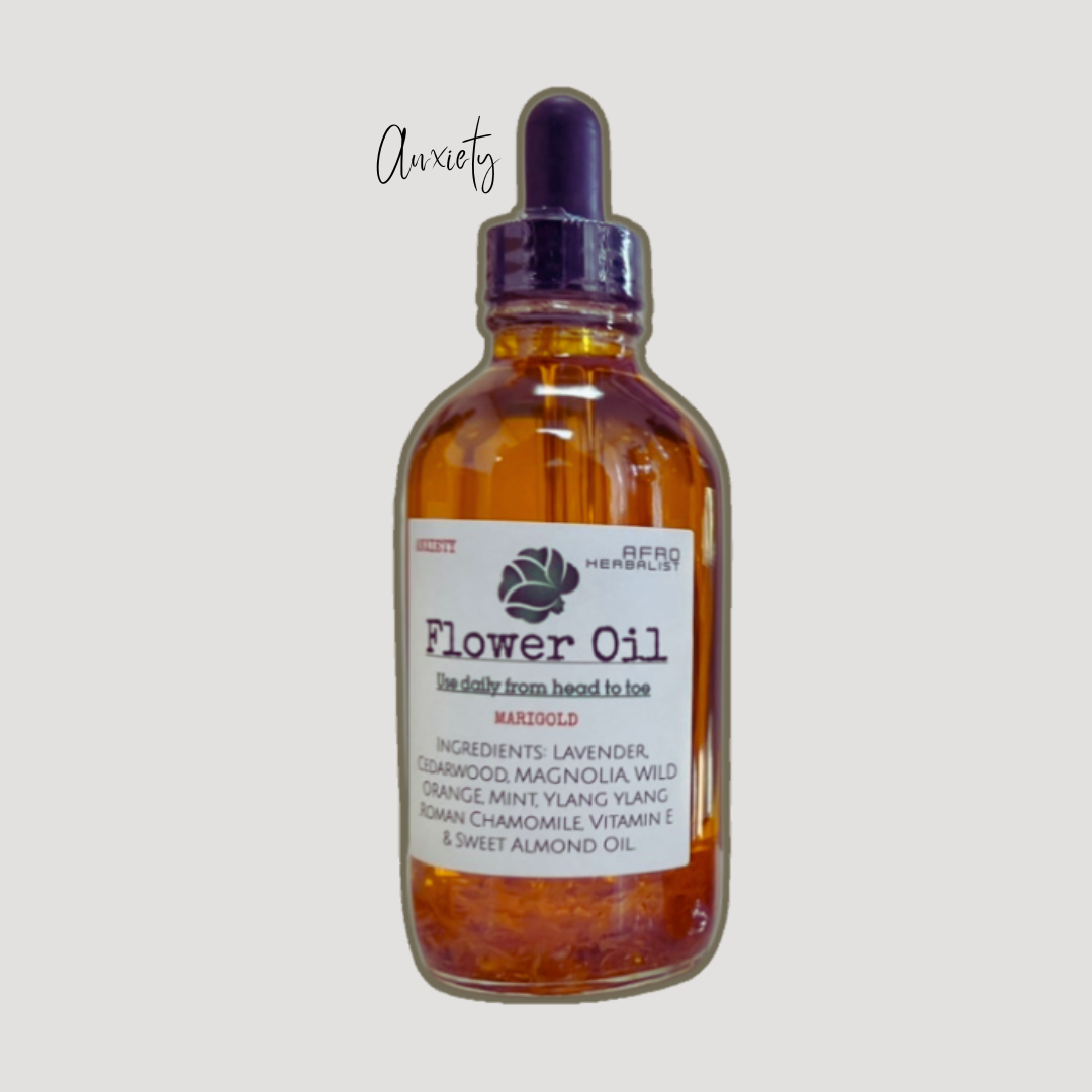 ZenSkin All Over | Body Oil  AFRO HERBALIST Anxiety | 4oz  