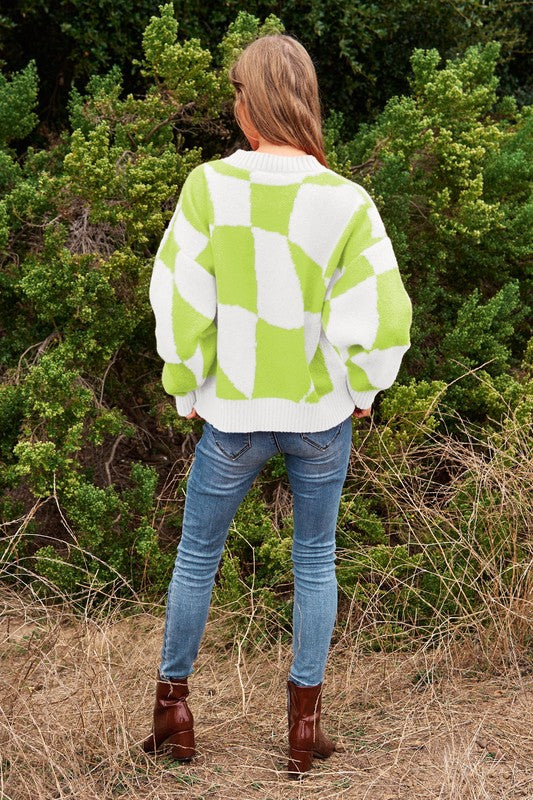 Checker | Sweater sweater Davi & Dani   