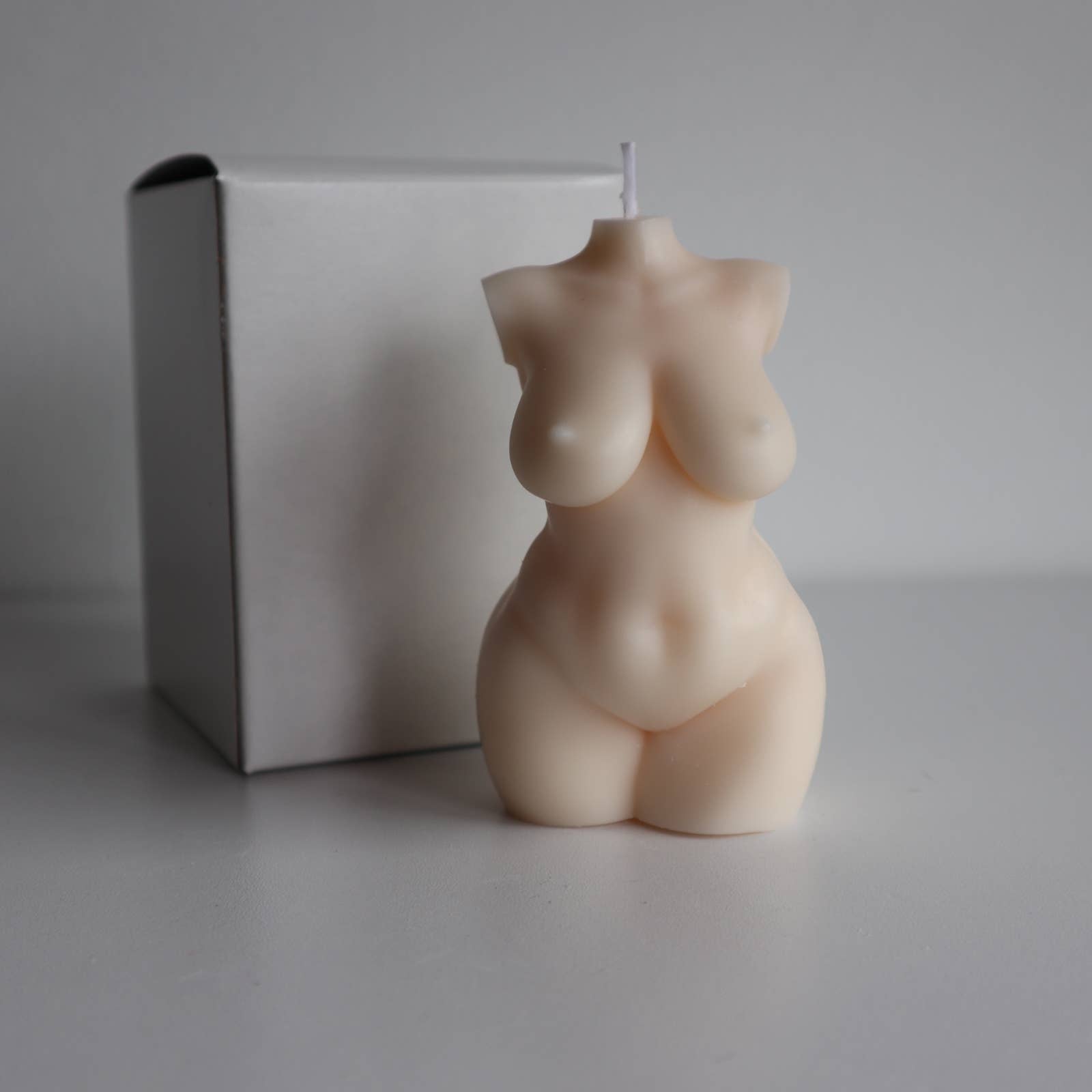 Body Candle | 5 inches | Flesh 2 medium  Drop Dead Candles   