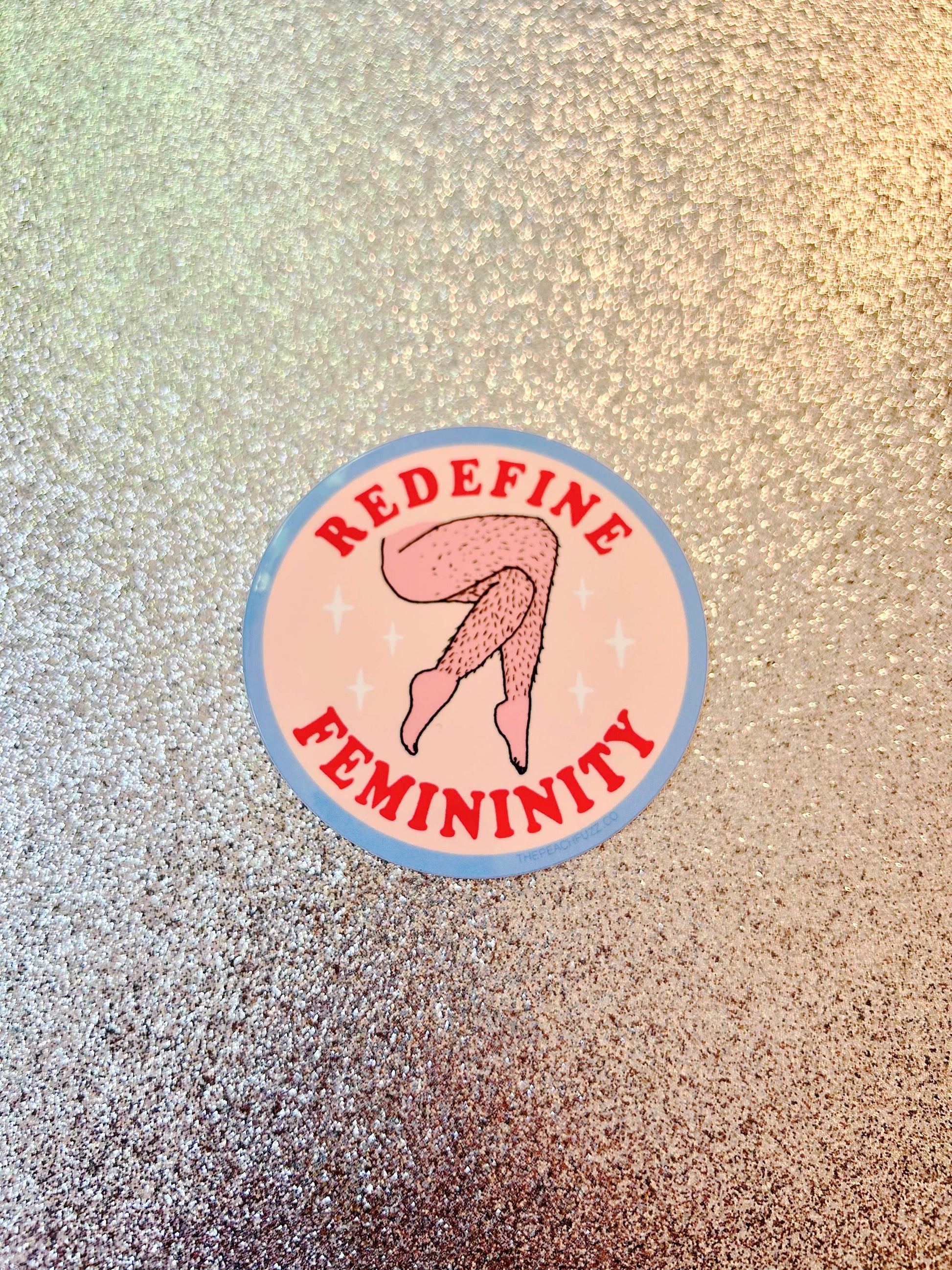 Redefine Femininity Sticker  The Peach Fuzz   