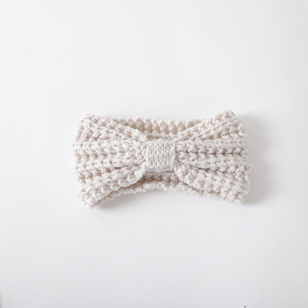 Knitted Bow Winter | Headband hair accessory Bella Chic IVIV/IVORY Os 