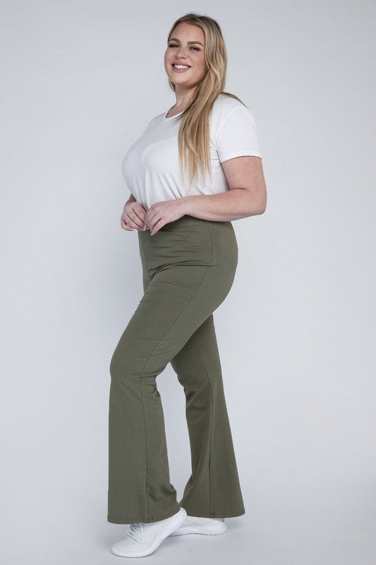 Plus Everyday Flare | Pants  Ambiance Apparel   