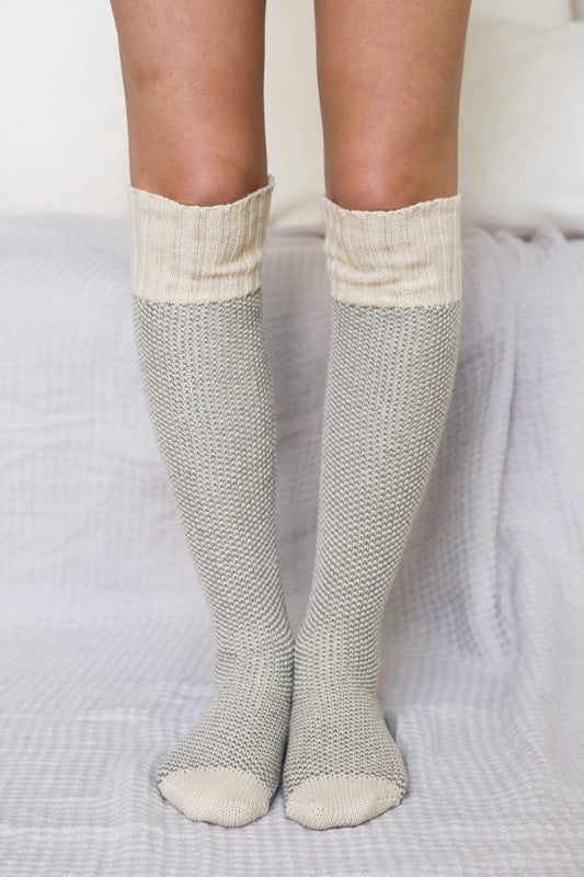 Knitted Lounge | Socks accessory Leto Accessories Oatmeal Default 
