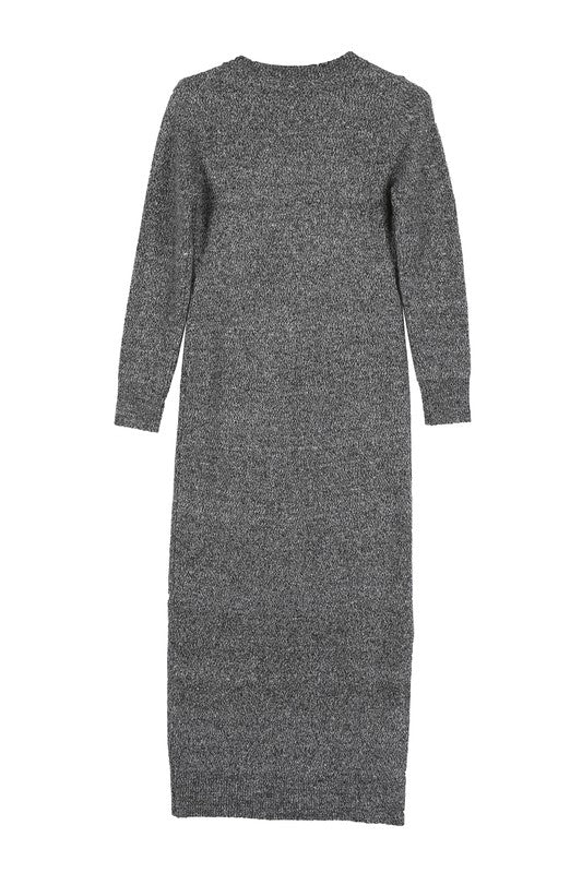 V-Neck Sweater Maxi | Dress dress Lilou   