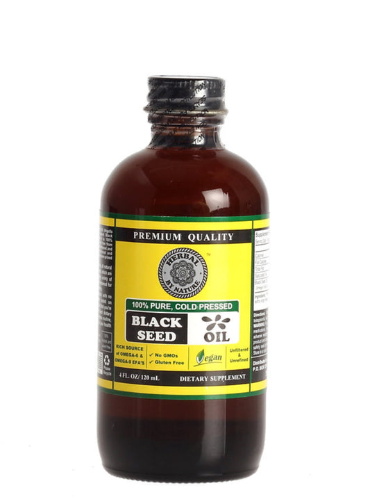 Black Seed Oil | 100% Pure Cold Pressed  AFRO HERBALIST 60  