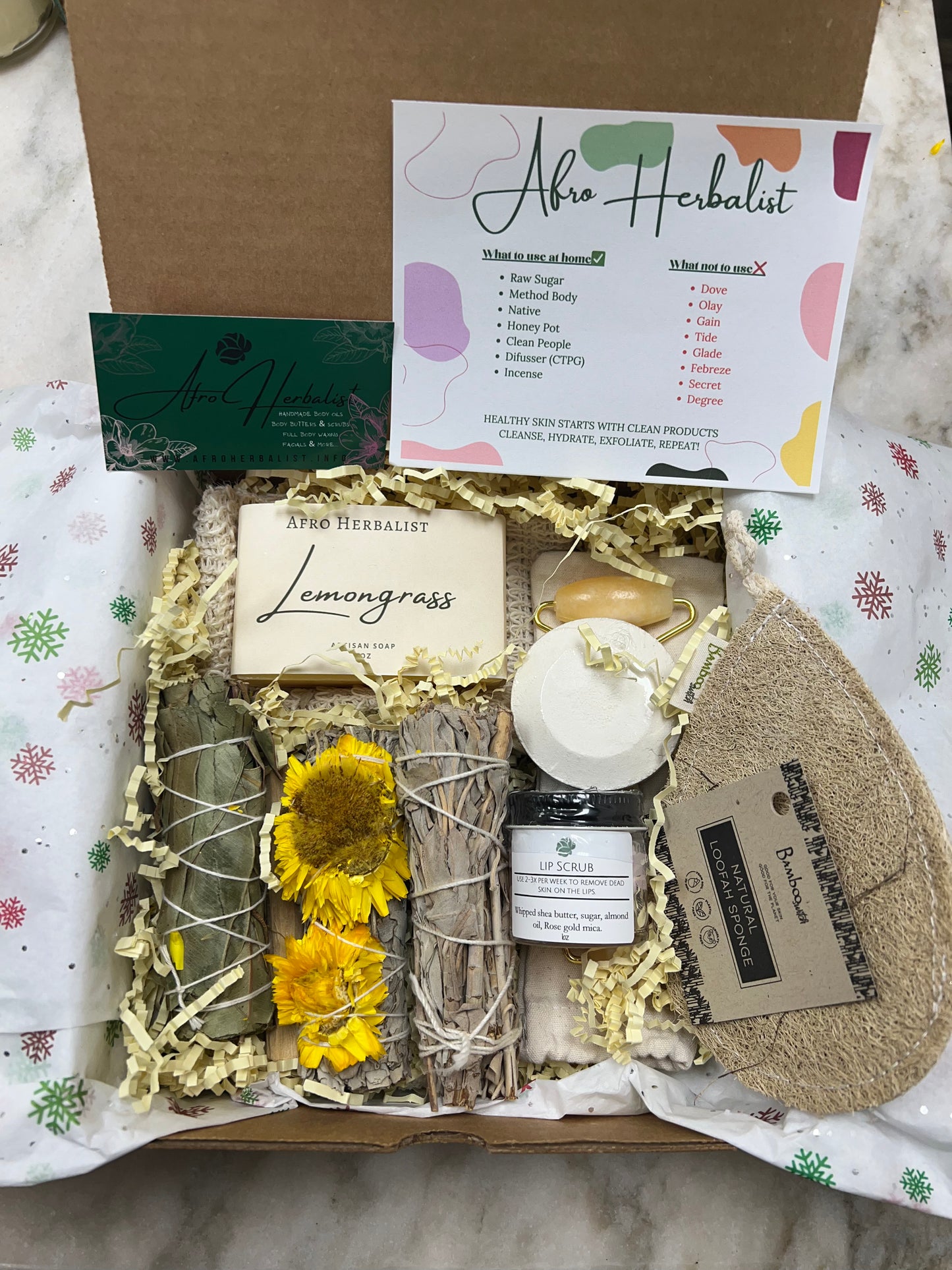 Holiday Gift Box | A. Herbalist Space | 2023 Health & Beauty AFRO HERBALIST   