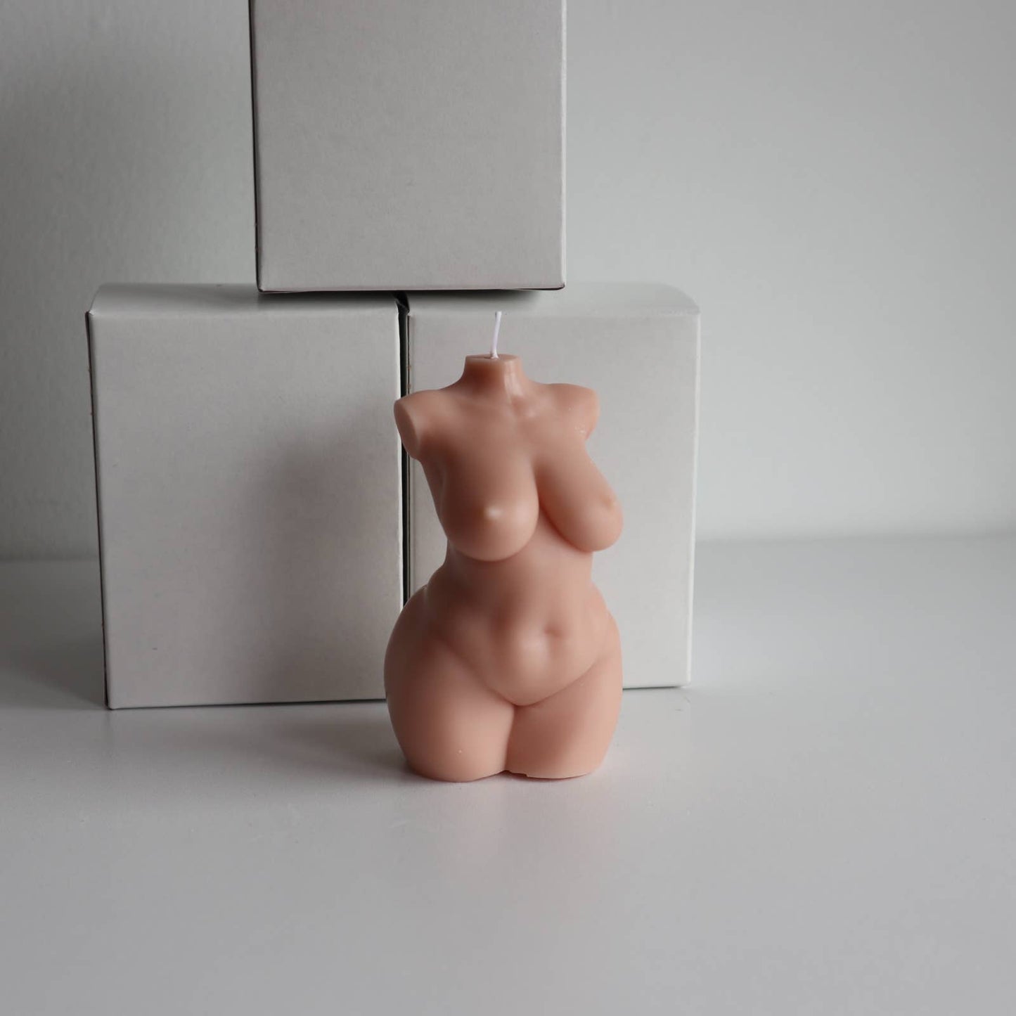 Body Candle | 5 inches | Flesh 2 medium  Drop Dead Candles   
