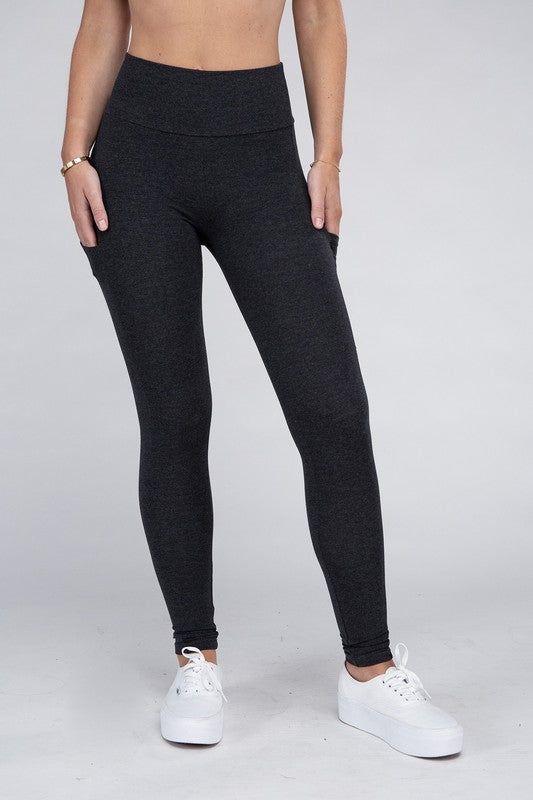 Active Concealed | Leggings Clothing Ambiance Apparel Charcoal S 
