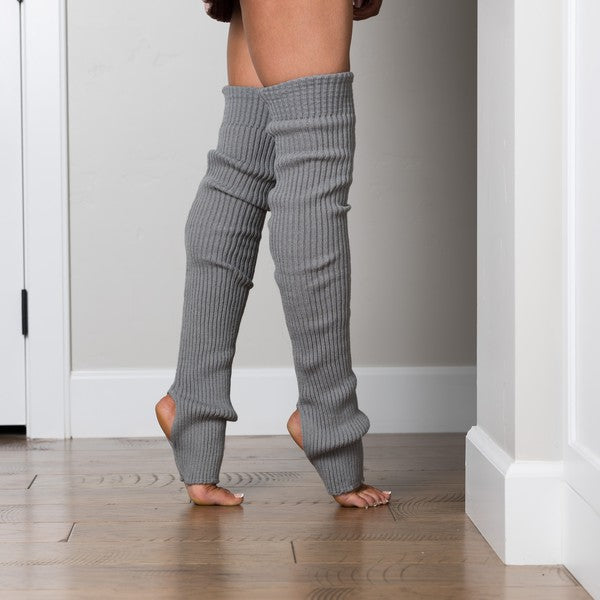 Long Stirrup | Leg Warmer accessory Aili's Corner Gray OneSize 