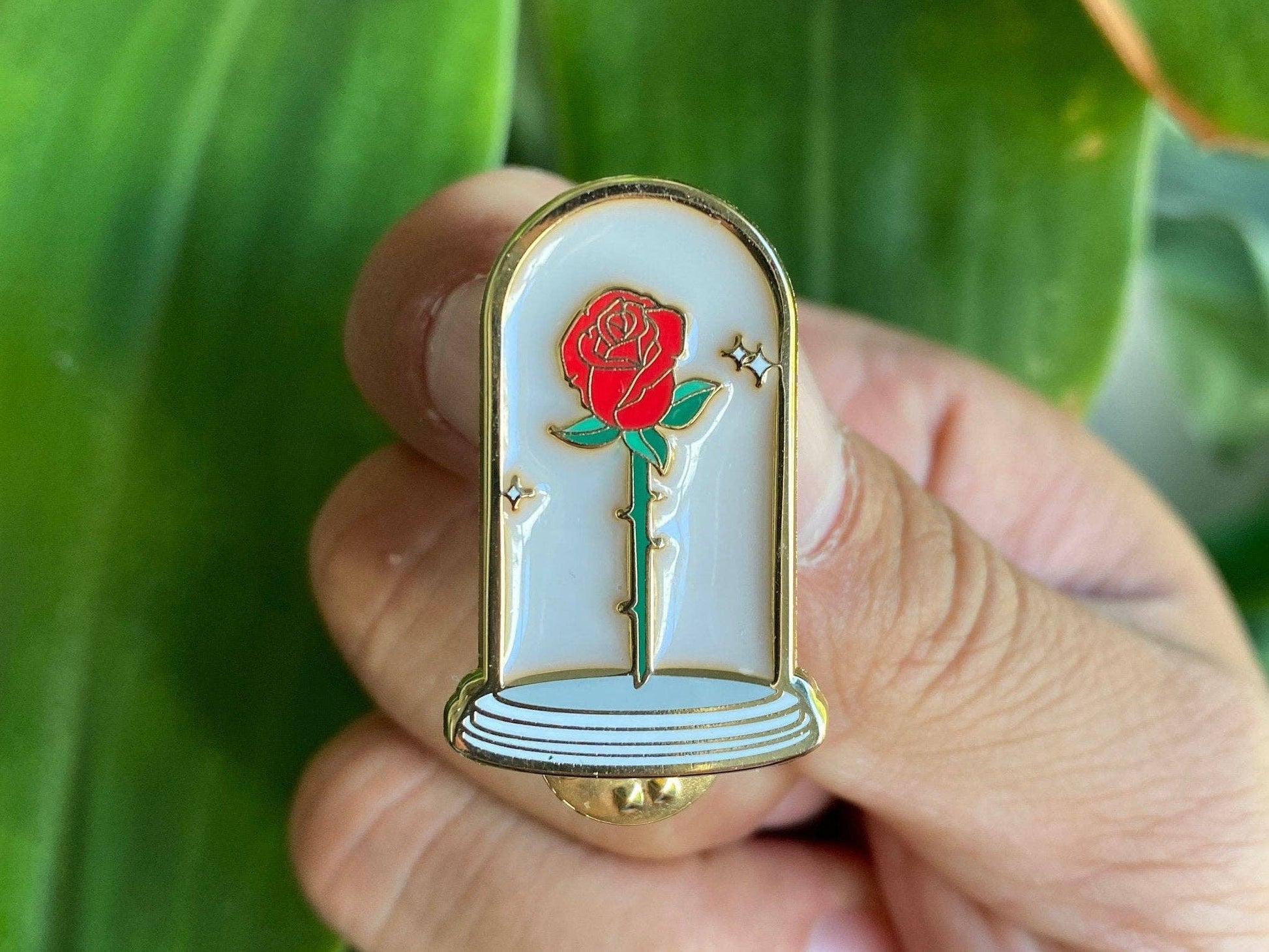 Timeless Red Rose | Hard Enamel Pin pin Hype Pins   