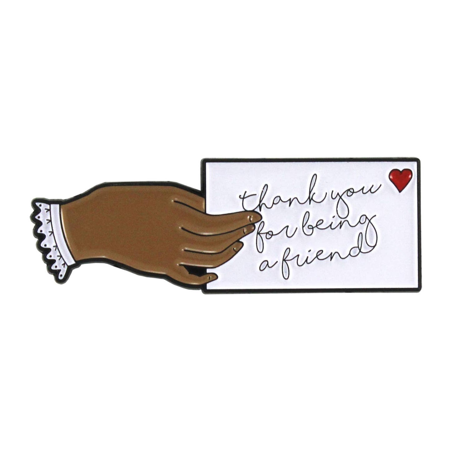 Thank You for Being A Friend | Enamel Pin pin BxE Buttons X StaciaMade   